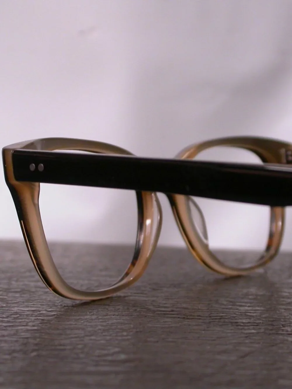 Masunaga Tortoise Jet Black Half Classic Japanese Eyeglasses Frame Made in Japan